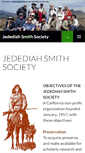 Mobile Screenshot of jedediahsmithsociety.org