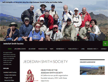 Tablet Screenshot of jedediahsmithsociety.org